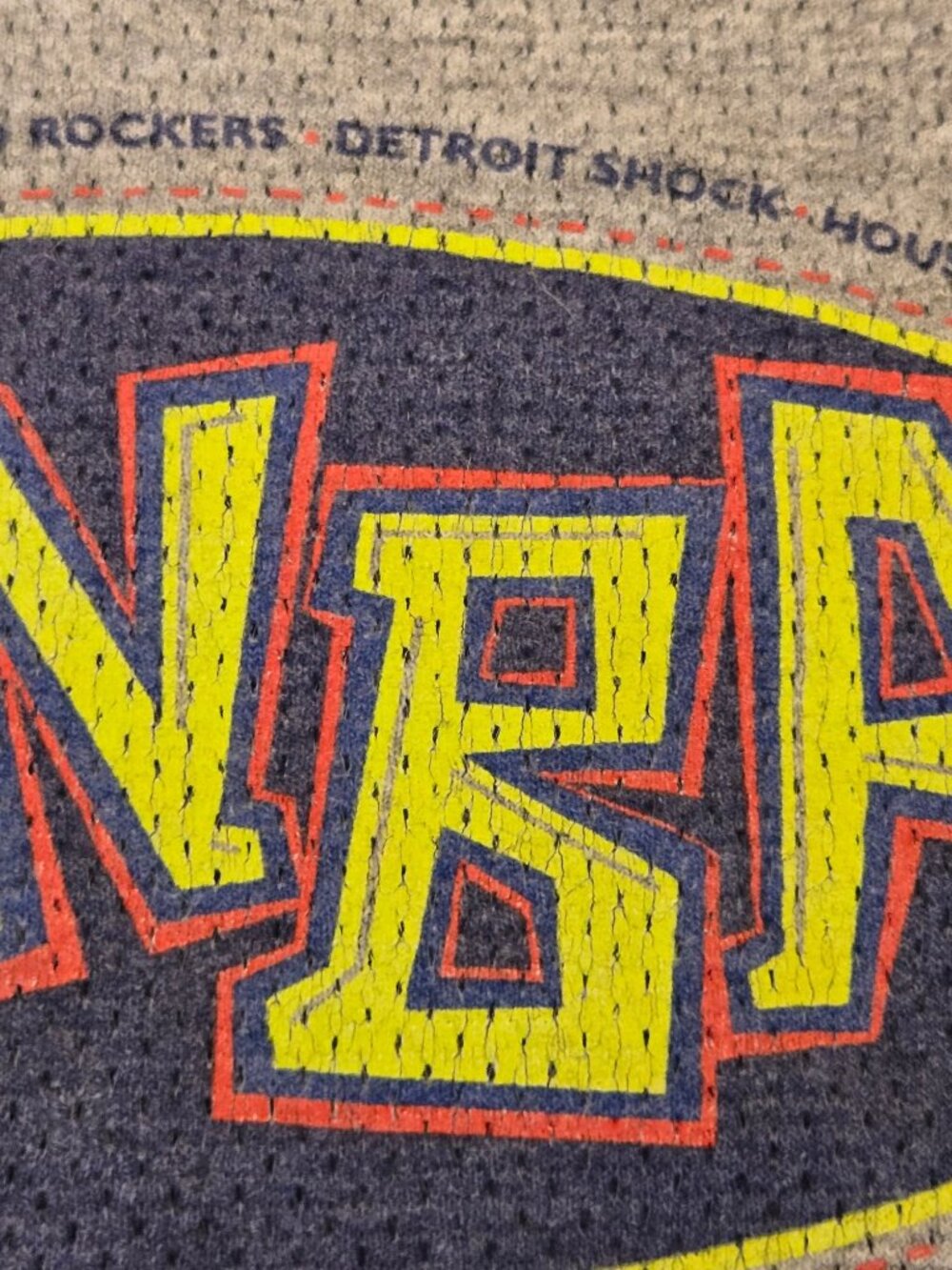 Vintage Champion WNBA Tshirt Y2K Basketball  Promo Shirt Cotton Mesh 90s - Picture 14 of 16